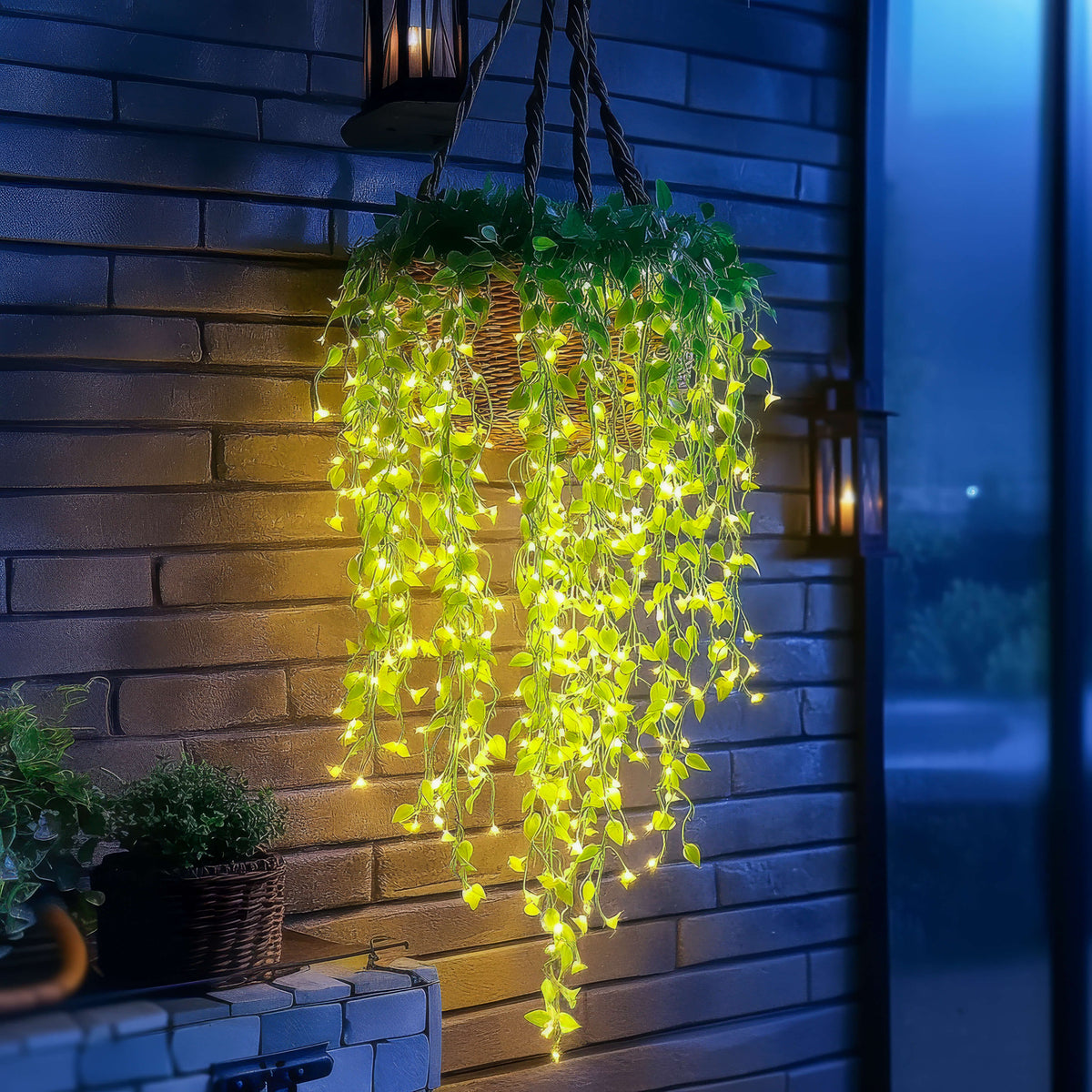 JolanDusk LED-Blütenranke für warmes Ambientelicht – Lichterkette