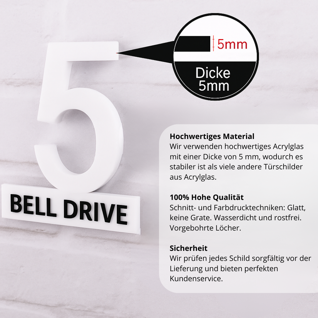 Flovis Hausnummernschild – Ansicht 2 von 10