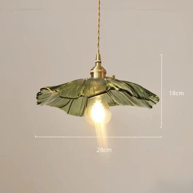 FleurLux Blumenförmige Glas-Hängeleuchte – Pendelleuchte – Ansicht 8 von 8