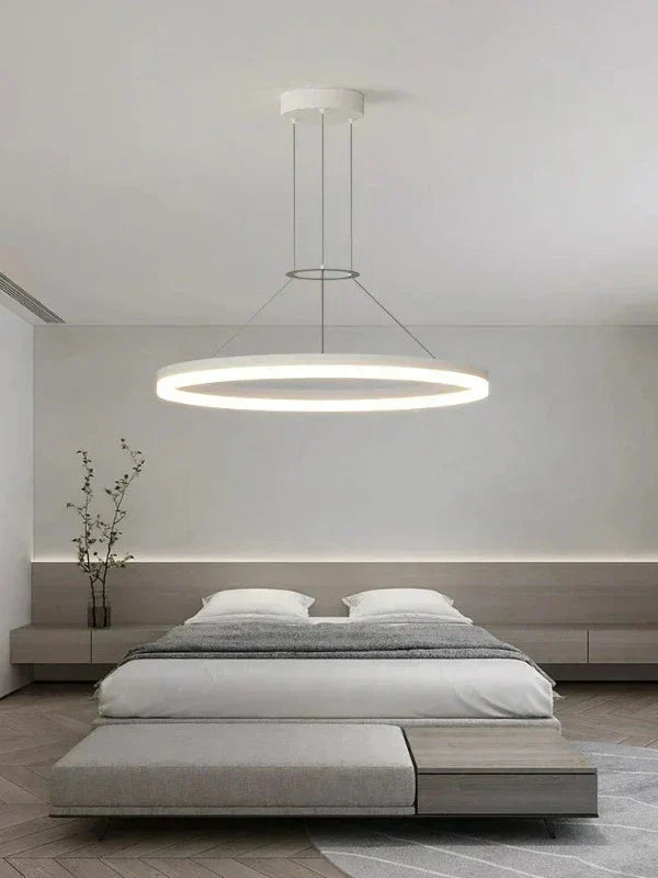 Glimmerora Moderne Ring-Hängeleuchte für Wohn- & Esszimmer – Pendelleuchte – Ansicht 2 von 8