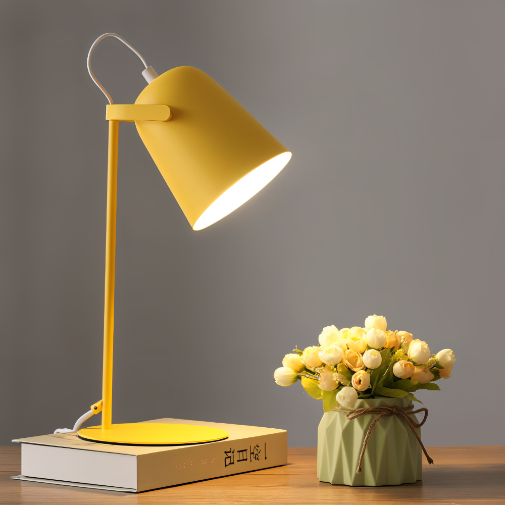 MacaronGlow Dreh-Tischlampe für augenfreundliches Licht – Schreibtischlampe – Ansicht 6 von 12