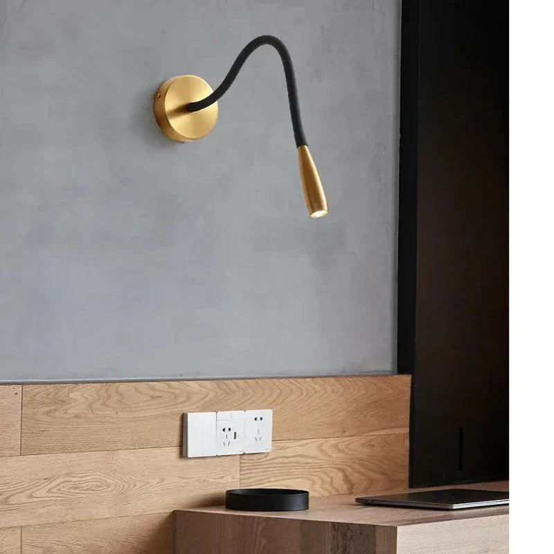 AuriaVerve Verstellbare LED-Wandleuchte mit Dimmfunktion – Ansicht 2 von 7