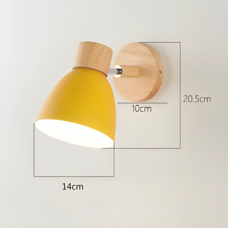 IvaraLoom Skandinavische LED Wandleuchte für warme Abende – Ansicht 12 von 12