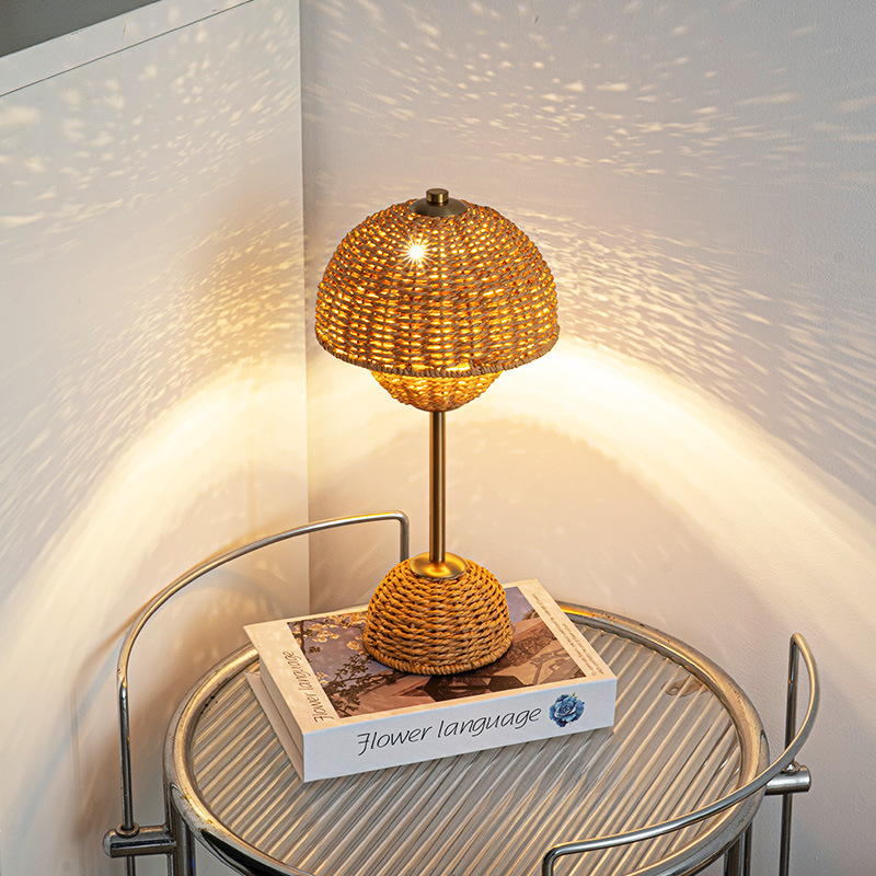 BambuVaro Solar-Gartenlampe aus Bambus mit Warmweißlicht – Solarleuchte – Ansicht 6 von 10