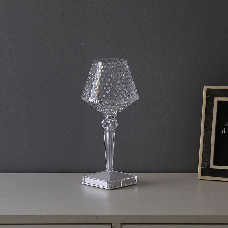 LumiCrystal LED-Tischleuchte aus Kristallglas mit 3 Lichtmodi – Ansicht 11 von 11