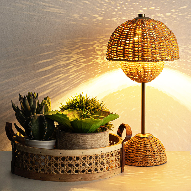 BambuVaro Solar-Gartenlampe aus Bambus mit Warmweißlicht – Solarleuchte – Ansicht 2 von 10