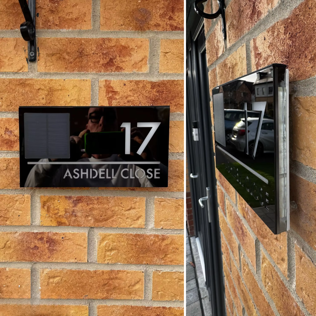 Lumino Solar Hausnummernschild