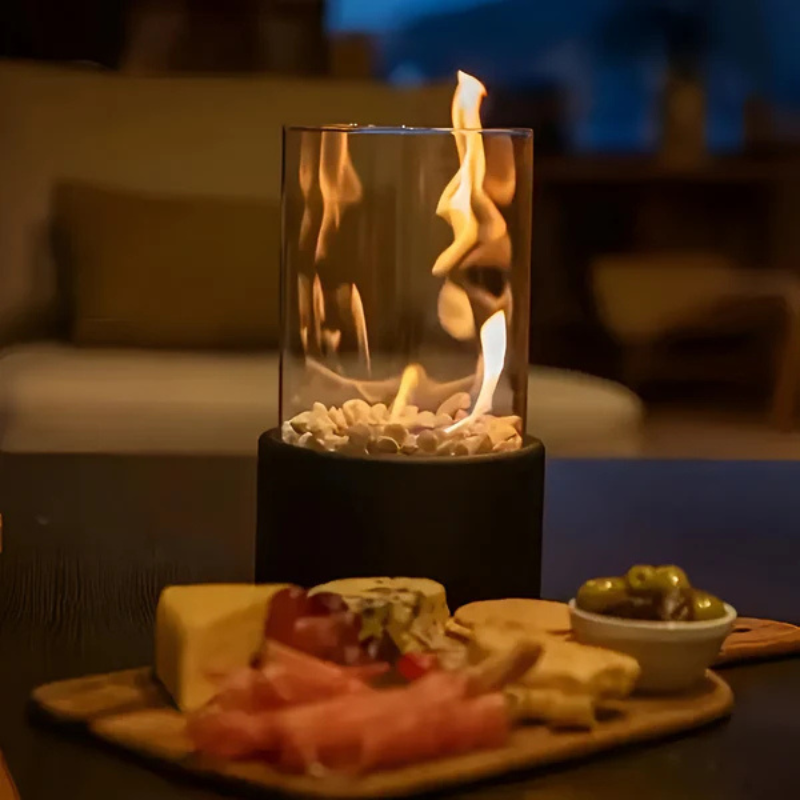 AmberFlame Öllampe mit klassischem Design – Tischleuchte – Ansicht 3 von 10