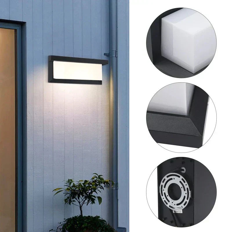 NimboPath LED Außenwandleuchte mit IP65 Wetterschutz – Ansicht 7 von 7