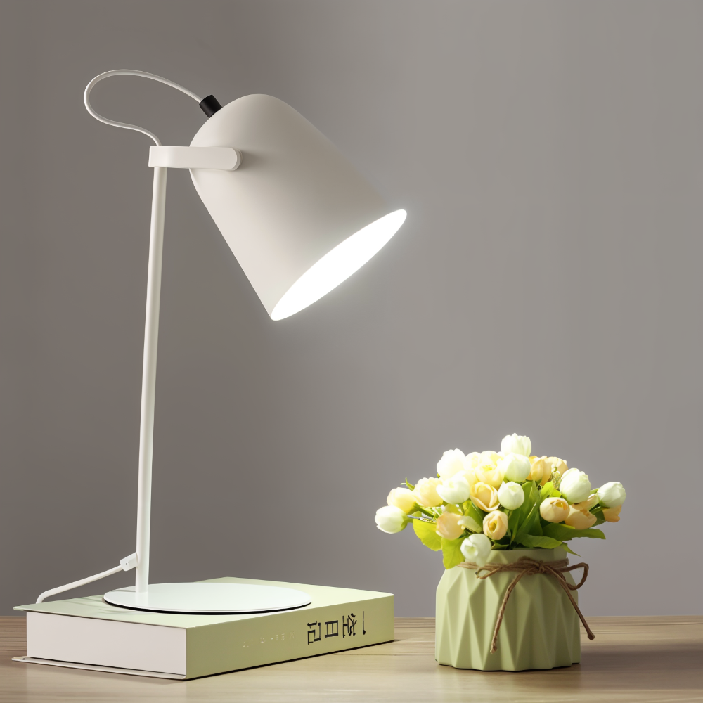MacaronGlow Dreh-Tischlampe für augenfreundliches Licht – Schreibtischlampe – Ansicht 3 von 12
