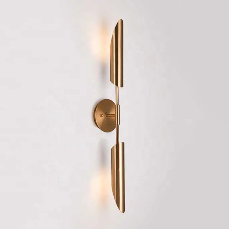 AureoWall Goldene LED-Wandleuchte für Wohnzimmer – Ansicht 10 von 15