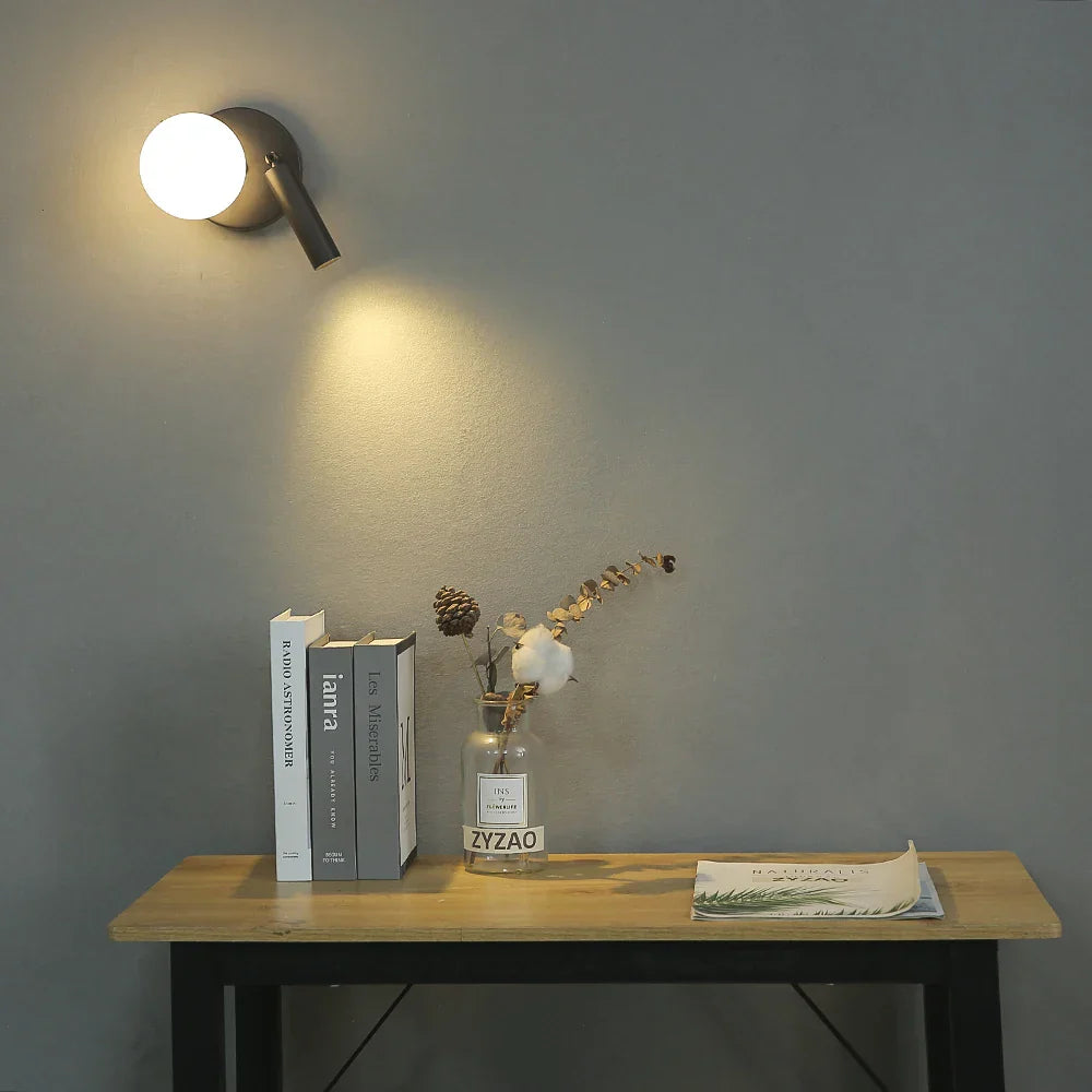 CavaArc Drehbare LED-Wandleuchte im skandinavischen Design