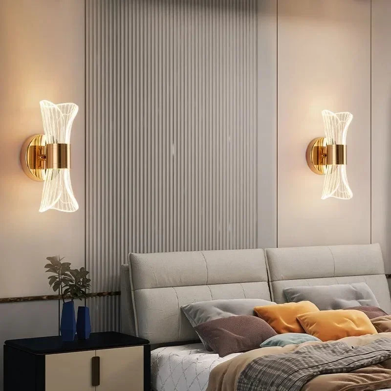 LumeWave LED-Wandleuchte mit geschwungenem Design – Ansicht 2 von 9