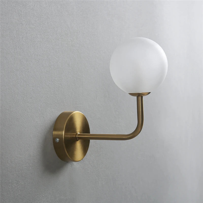 OpaleLux Elegante LED-Wandleuchte im Retro-Design – Ansicht 18 von 19