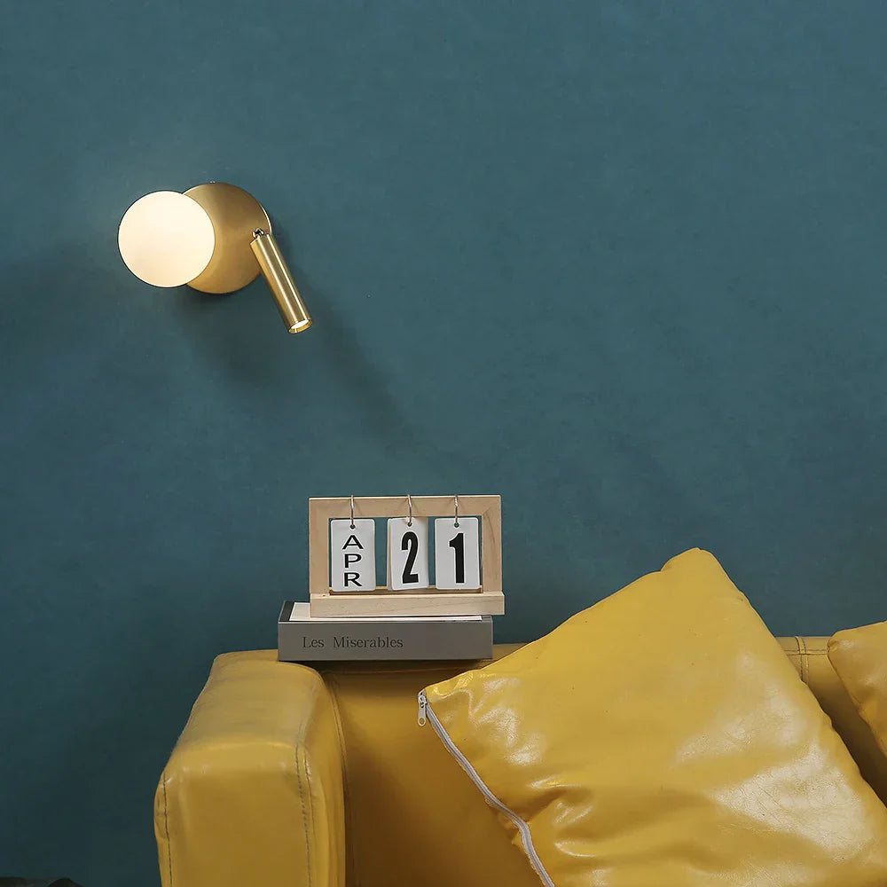 CavaArc Drehbare LED-Wandleuchte im skandinavischen Design – Ansicht 2 von 8