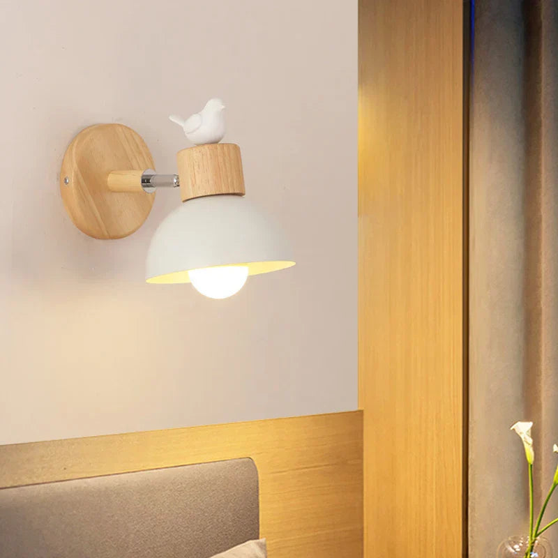 HoltGlanz LED-Wandleuchte im skandinavischen Holzdesign – Ansicht 8 von 8