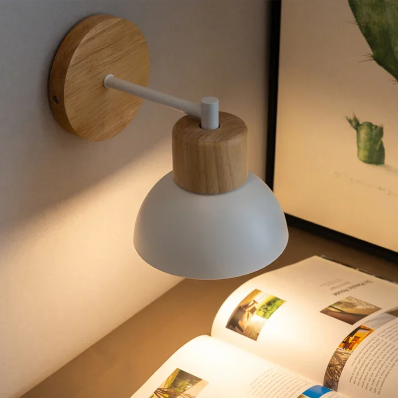 HoltGlanz LED-Wandleuchte im skandinavischen Holzdesign – Ansicht 3 von 8