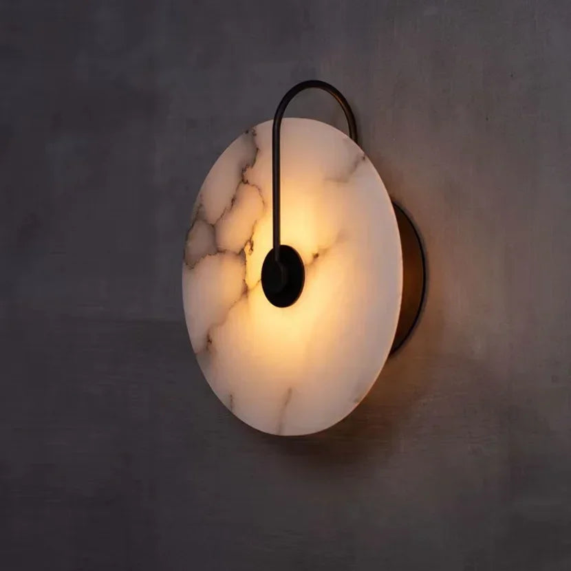 Marmoluce Elegante LED-Wandleuchte mit Marmor-Design