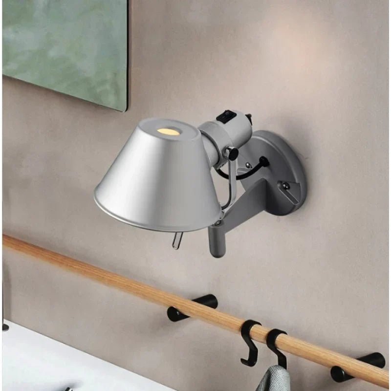 RockGlow Industrielle LED-Wandleuchte mit Schwenkarm – Ansicht 2 von 5