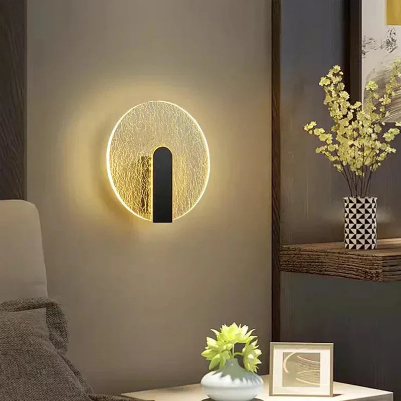 AcryGlow LED-Wandleuchte im modernen Acryl-Design