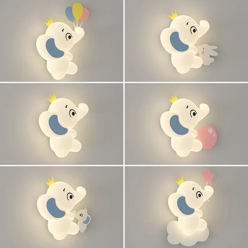 Elefantino Glow LED-Wandlampe im Elefanten-Design – Wandleuchte – Ansicht 12 von 15
