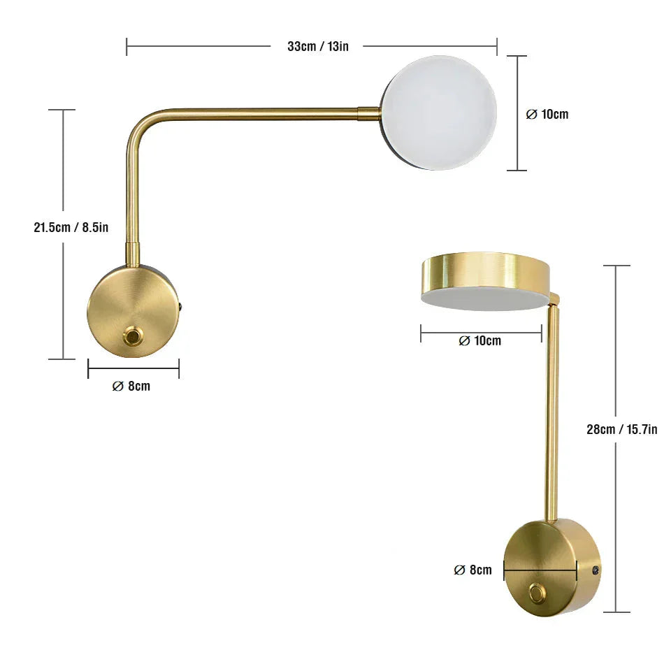 RotaLume 350° drehbare LED-Wandleuchte – Ansicht 31 von 31