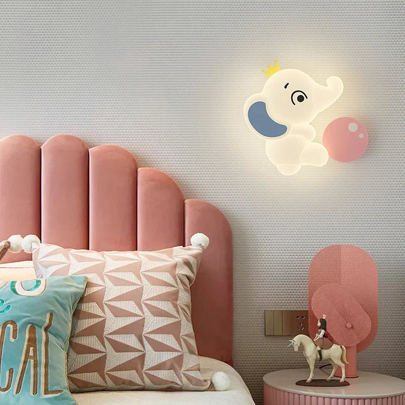 Elefantino Glow LED-Wandlampe im Elefanten-Design – Wandleuchte