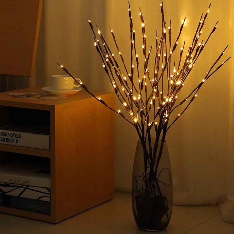 Amara Deko-Weide mit warmem LED-Licht – Dekoleuchte – Ansicht 11 von 12