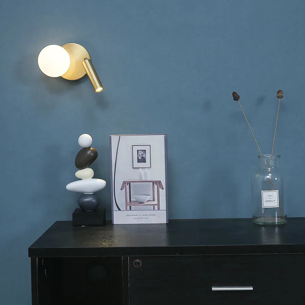 CavaArc Drehbare LED-Wandleuchte im skandinavischen Design – Ansicht 3 von 8