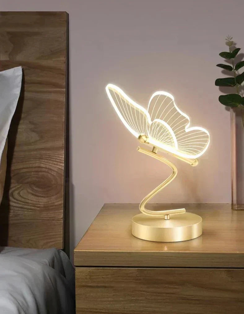 ButterflyLux Elegante LED-Tischleuchte im Schmetterlingsdesign – Ansicht 5 von 8