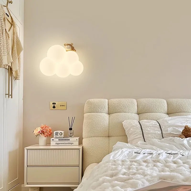 CloudGlow LED-Nachtlicht fürs Kinderzimmer mit Fernbedienung