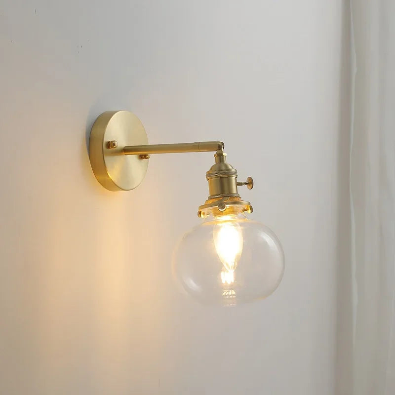 HestaPoint Wandleuchte mit Zugschalter aus Glas und Eisen – Ansicht 19 von 35