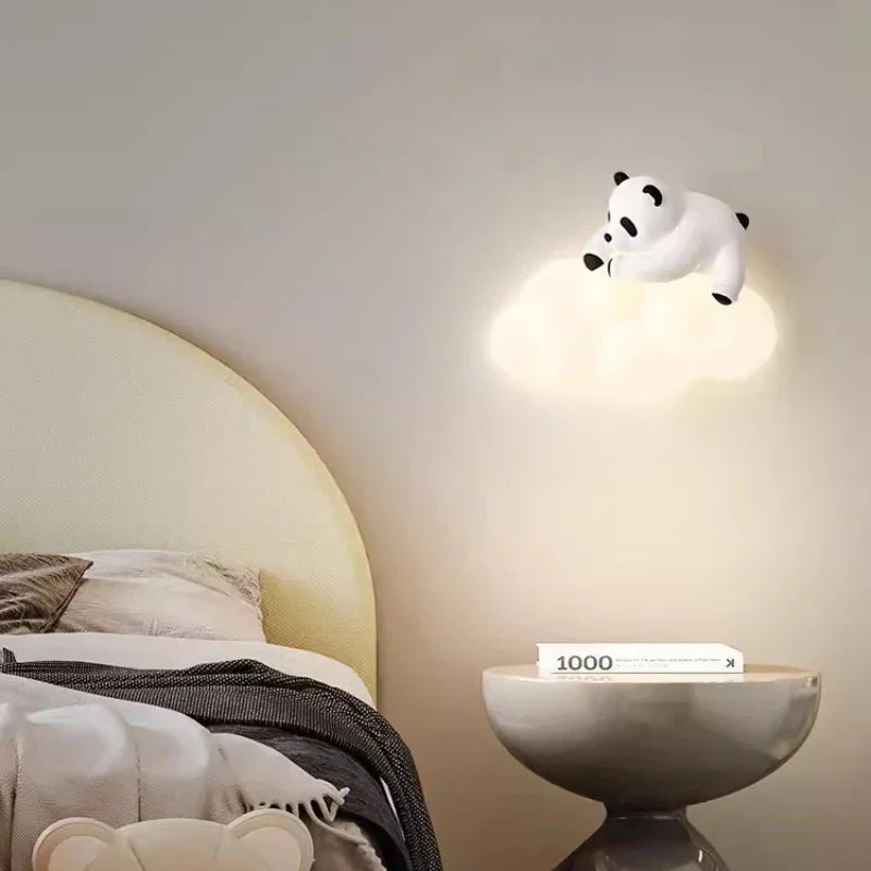 PandaGlow LED-Wandleuchte fürs Kinderzimmer – Nachtlicht – Ansicht 3 von 15
