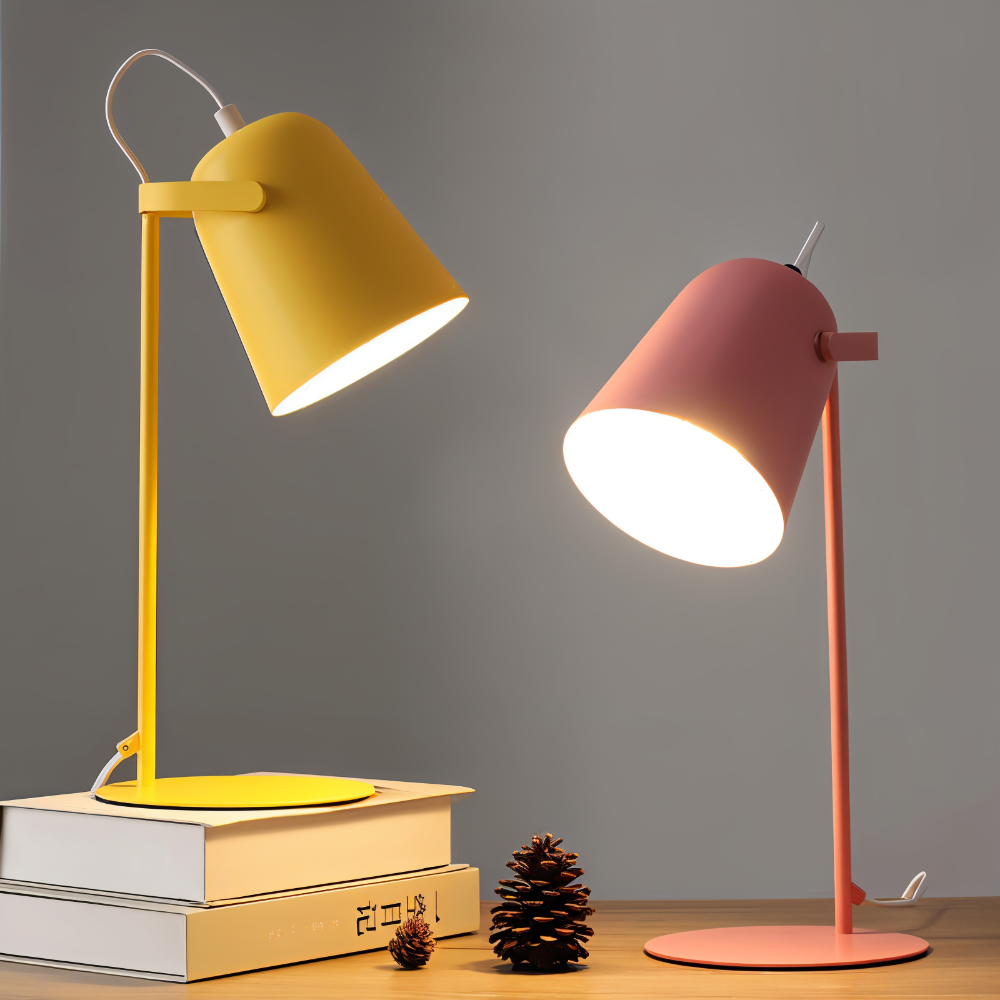 MacaronGlow Dreh-Tischlampe für augenfreundliches Licht – Schreibtischlampe – Ansicht 7 von 12