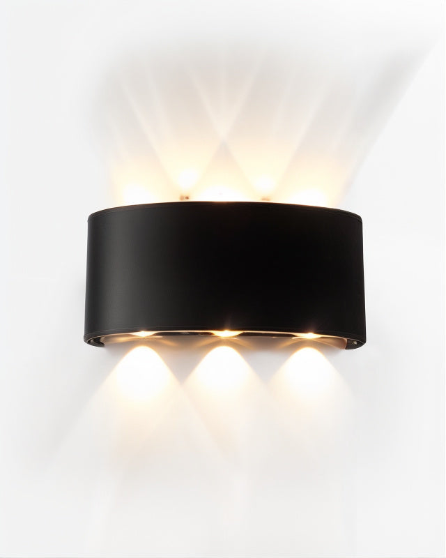 Wallure LED-Außenwandleuchte mit IP65-Wetterschutz aus Metall – Ansicht 5 von 8
