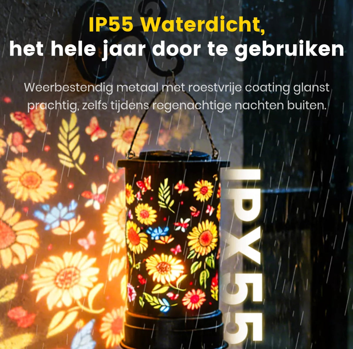 VerdaLux Kabellose Solarlampe im Blätterdesign für den Garten – Solarleuchte – Ansicht 4 von 12