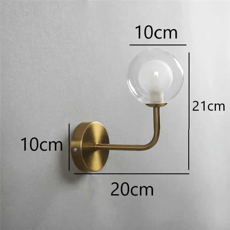OpaleLux Elegante LED-Wandleuchte im Retro-Design – Ansicht 15 von 19
