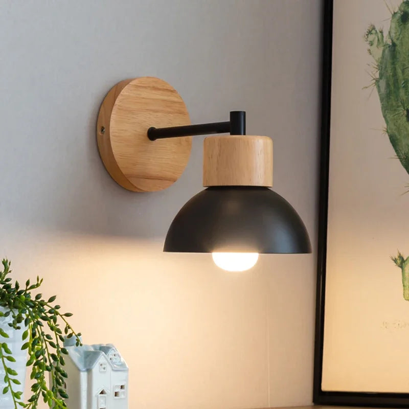 HoltGlanz LED-Wandleuchte im skandinavischen Holzdesign – Ansicht 2 von 8