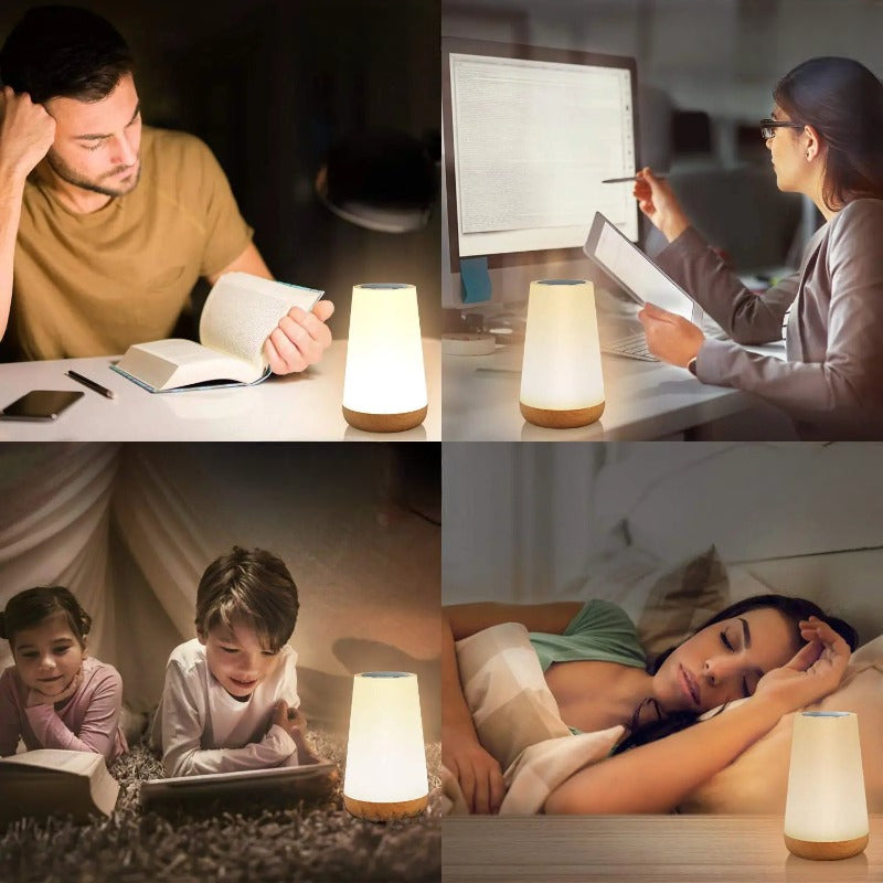 AmbiGlow RGB-Nachtlicht mit Fernbedienung aus Stoff – Ansicht 5 von 6