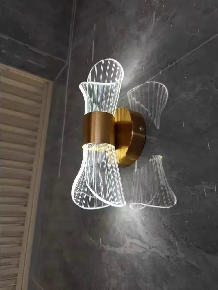LumeWave LED-Wandleuchte mit geschwungenem Design – Ansicht 7 von 9