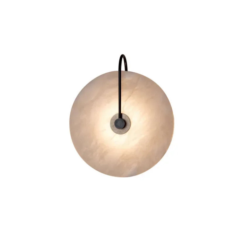 Marmoluce Elegante LED-Wandleuchte mit Marmor-Design – Ansicht 8 von 9