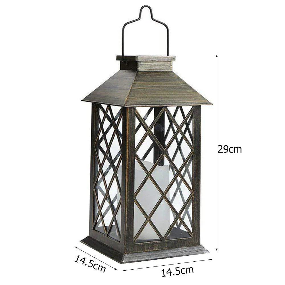 SolFlamme Solar-Laterne mit warmem Kerzenschein – Solarleuchte aus Glas – Ansicht 9 von 9