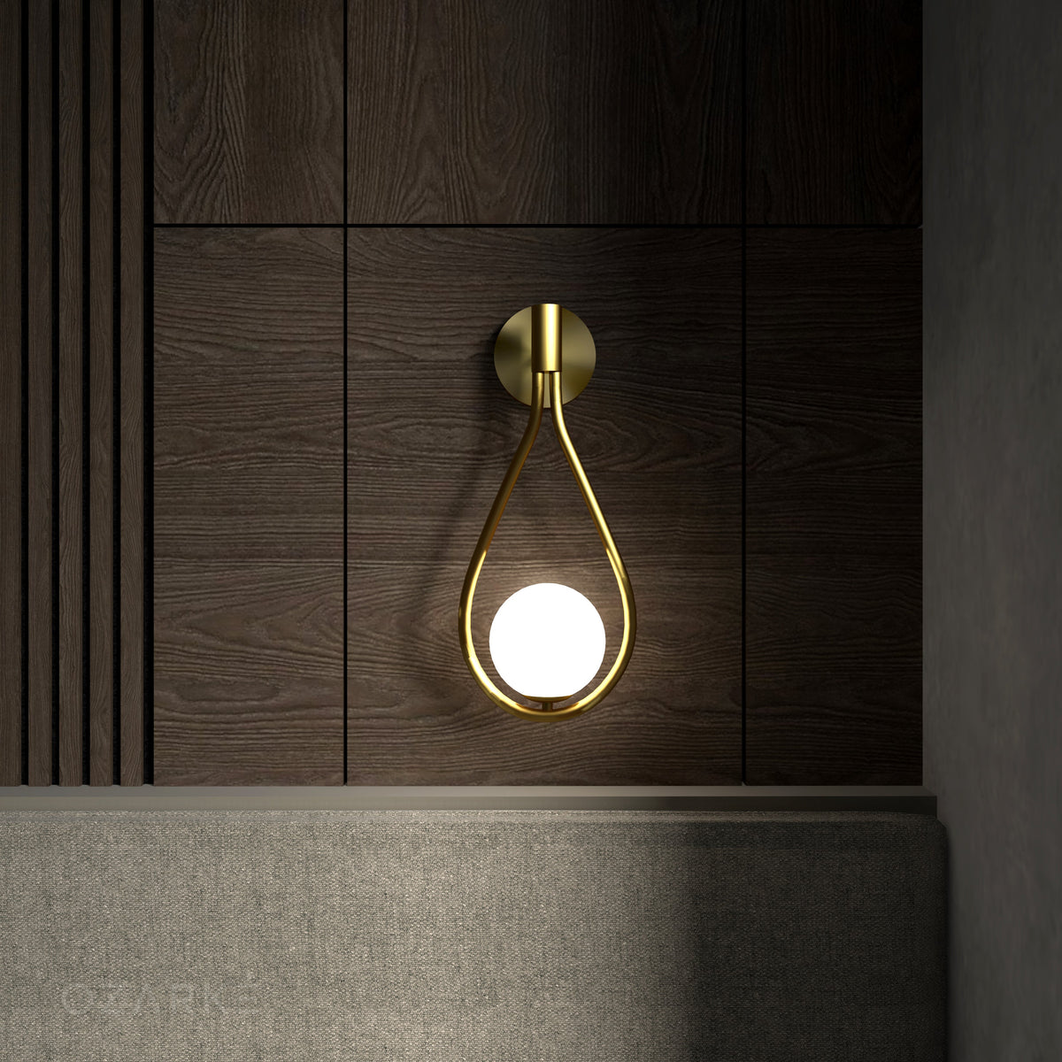 Aureo Drop Elegante LED-Wandleuchte im Tropfen-Design