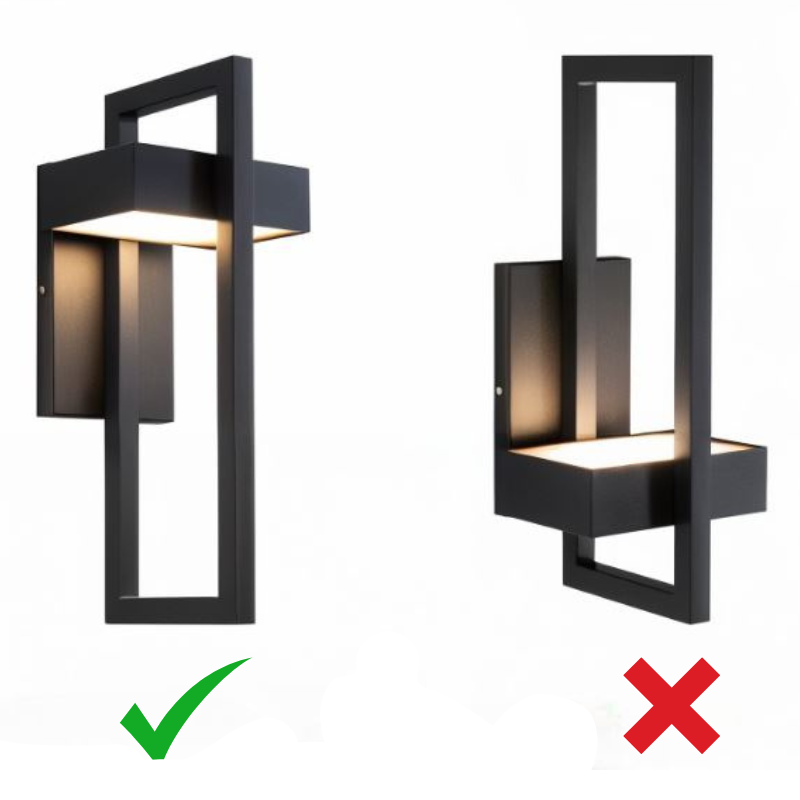 NoctaEdge LED Wandleuchte aus Edelstahl für Garten & Fassade – Außenwandleuchte – Ansicht 7 von 8