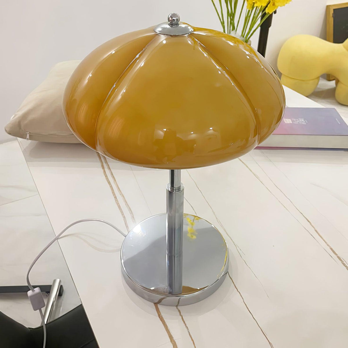 AmberDome Tischlampe im Bauhaus-Stil – Tischleuchte – Ansicht 11 von 40