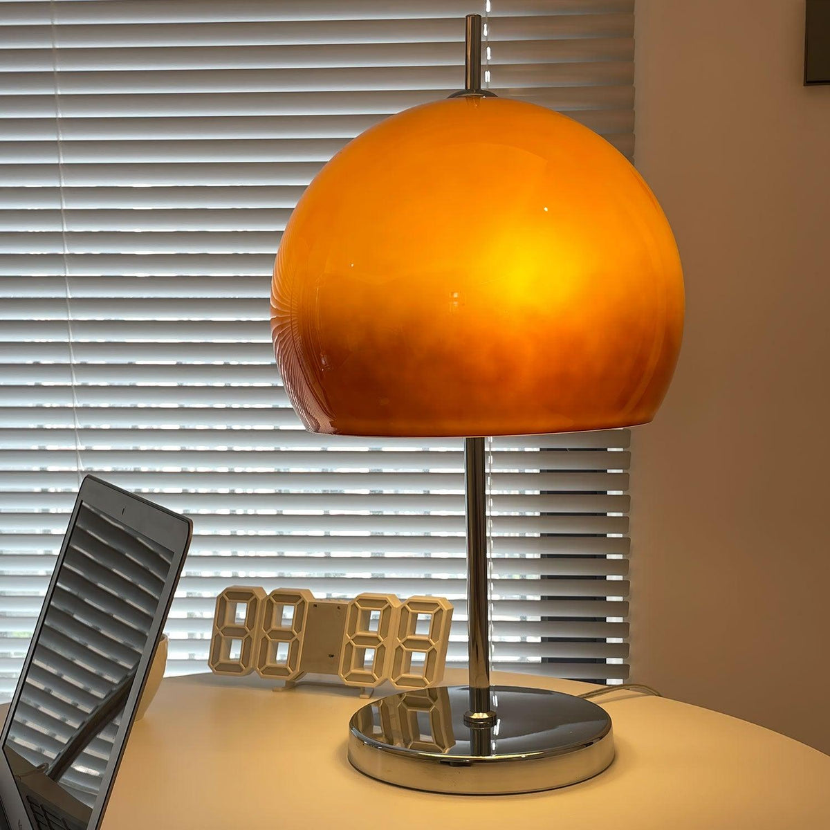 AmberDome Tischlampe im Bauhaus-Stil – Tischleuchte – Ansicht 6 von 40