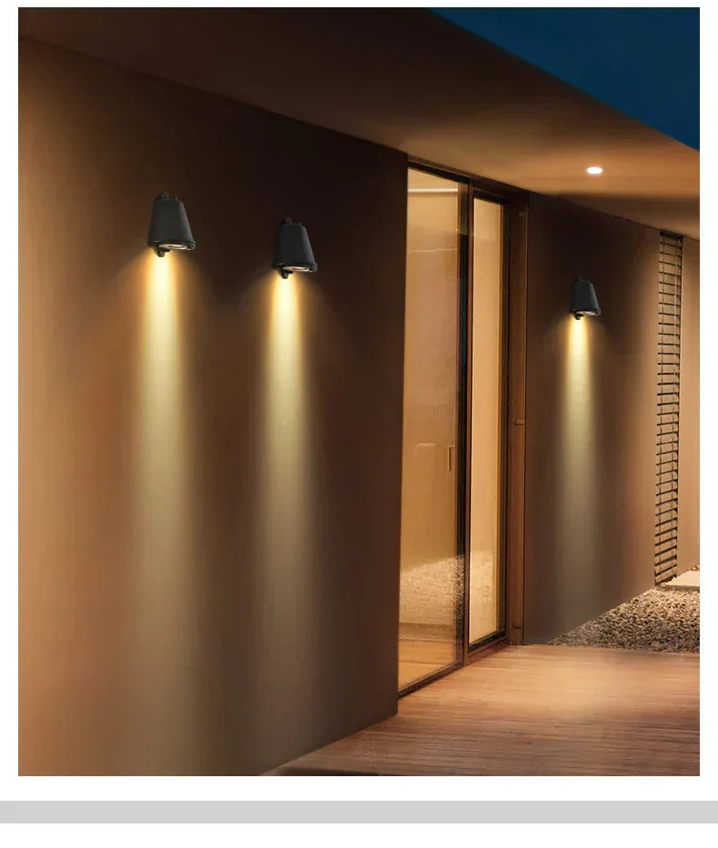 MuroLux Wetterfeste LED-Außenwandleuchte