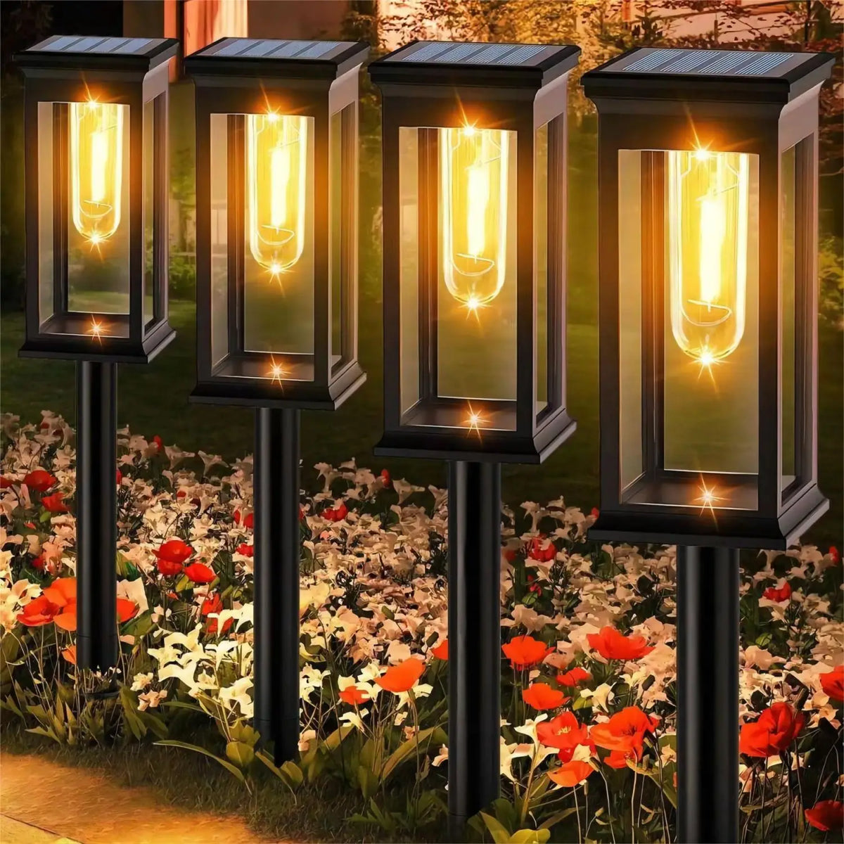 SolarLinea Solar-Lichterkette für Gartenwege – Solarleuchte – Ansicht 2 von 11