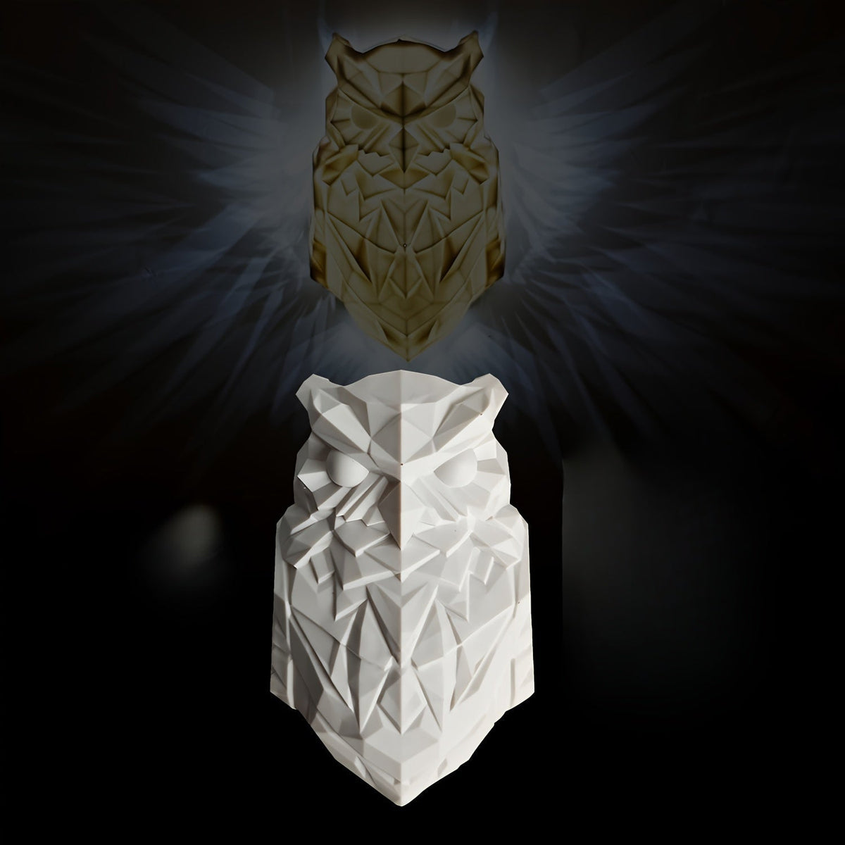 OwlBeam LED-Wanddeko Eule mit Stimmungslicht – Dekoleuchte – Ansicht 6 von 9