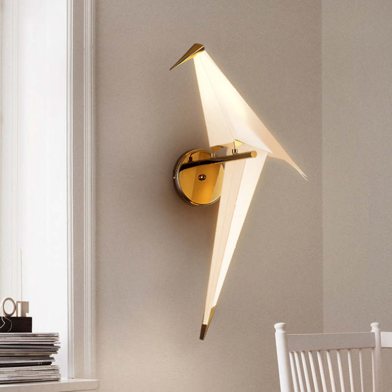 Aviluma Vogel-Wandleuchte mit warmem LED-Licht – Ansicht 13 von 15
